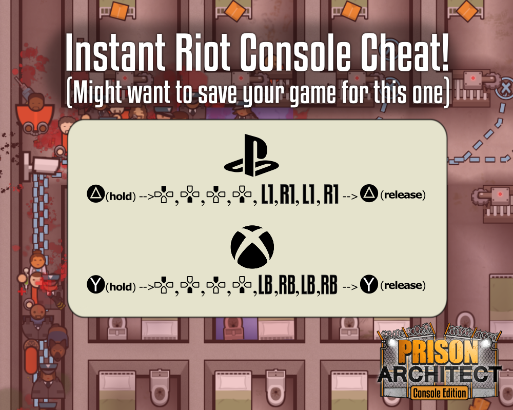 So There S Also An Instant Riot Cheat Prison Architect Double Eleven Forums